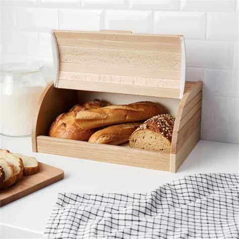 ikea stainless steel bread box|bread storage container ikea.